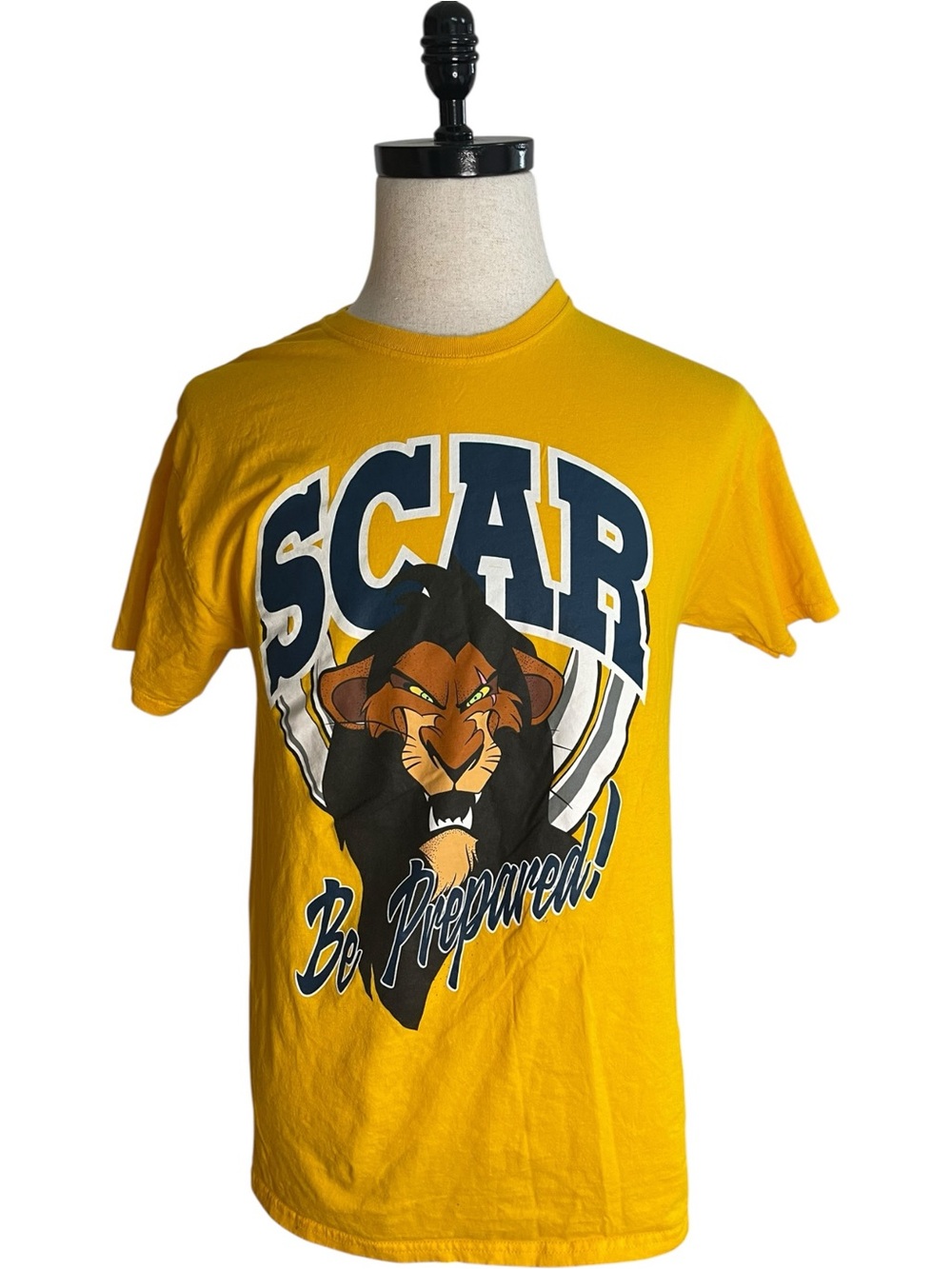 Disney The Lion King Scar Be Prepared T-Shirt Orange Yellow